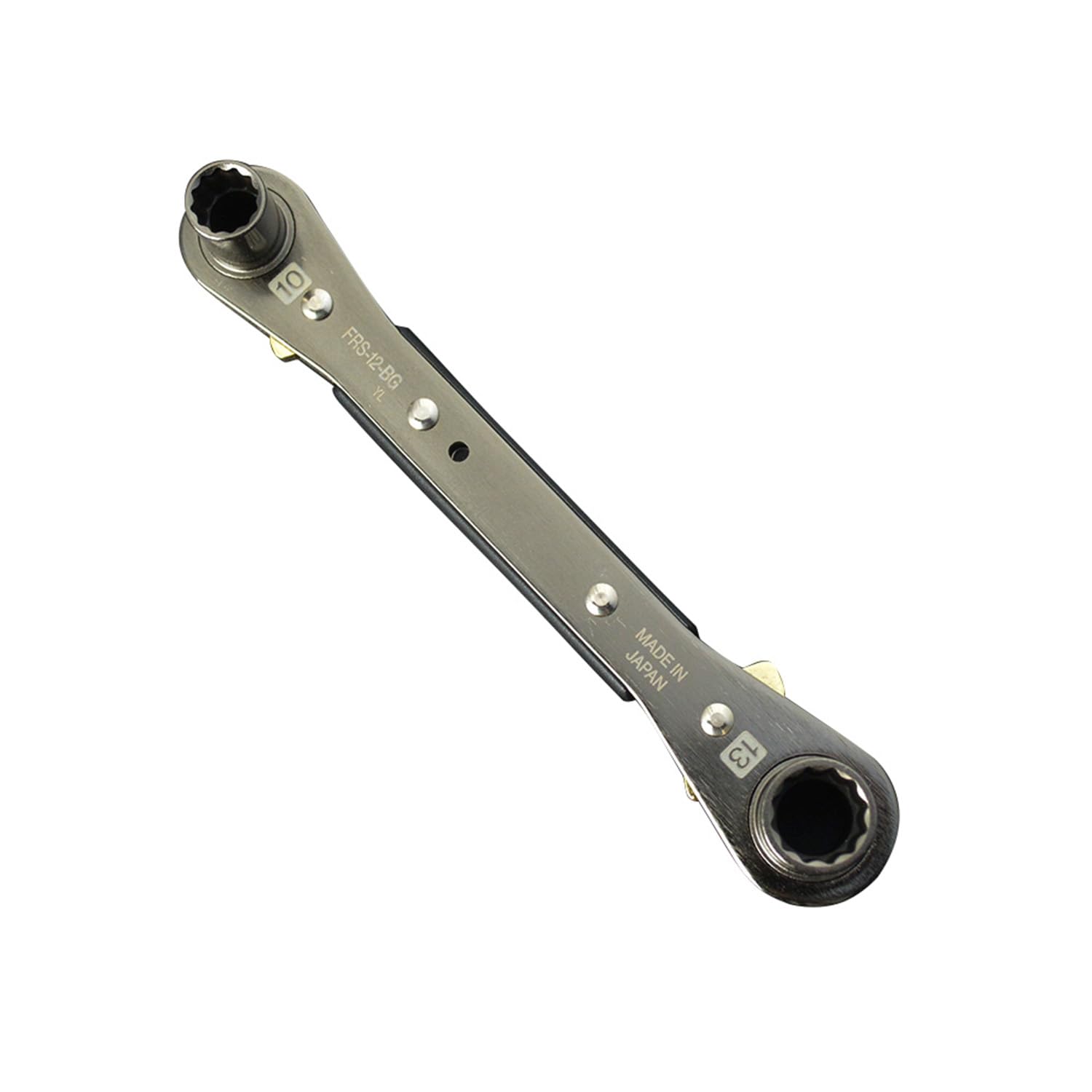 Amazon | フジ矢(Fujiya) 板ラチェットレンチ 黒金 全長:165mm FRS-12