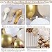 White Sand Gold Balloons Garland Arch Kit,156PCS White Nude Balloons with Metallic Chrome Gold Latex Balloons for Boho Wedding Baby Bridal Shower Engagement Anniversary Birthday Decorations Backdrop