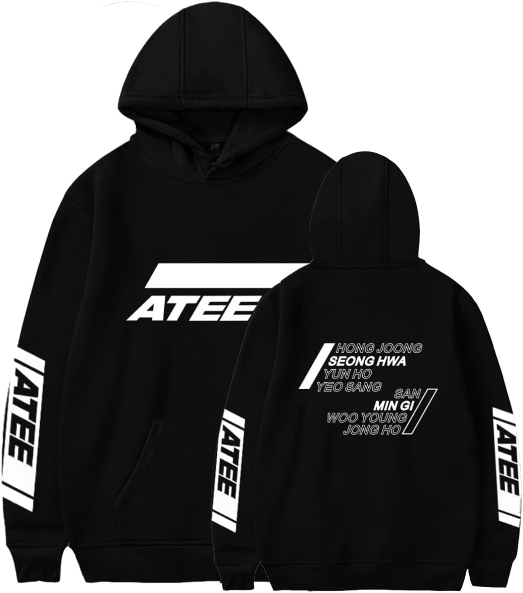 Hoodie Wooyoung San Mingi Yeosang Pullover Hooded Sweater Jacket