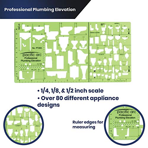 Image of Pacific Arc Professional Plumbing Elevation Template Guide