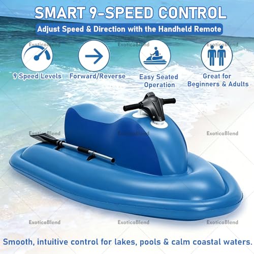 Kayak inflable eléctrico para buceo y natación recreativa en el mar 4