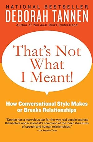 That's Not What I Meant!: How Conversational Style Makes or Breaks Relationships