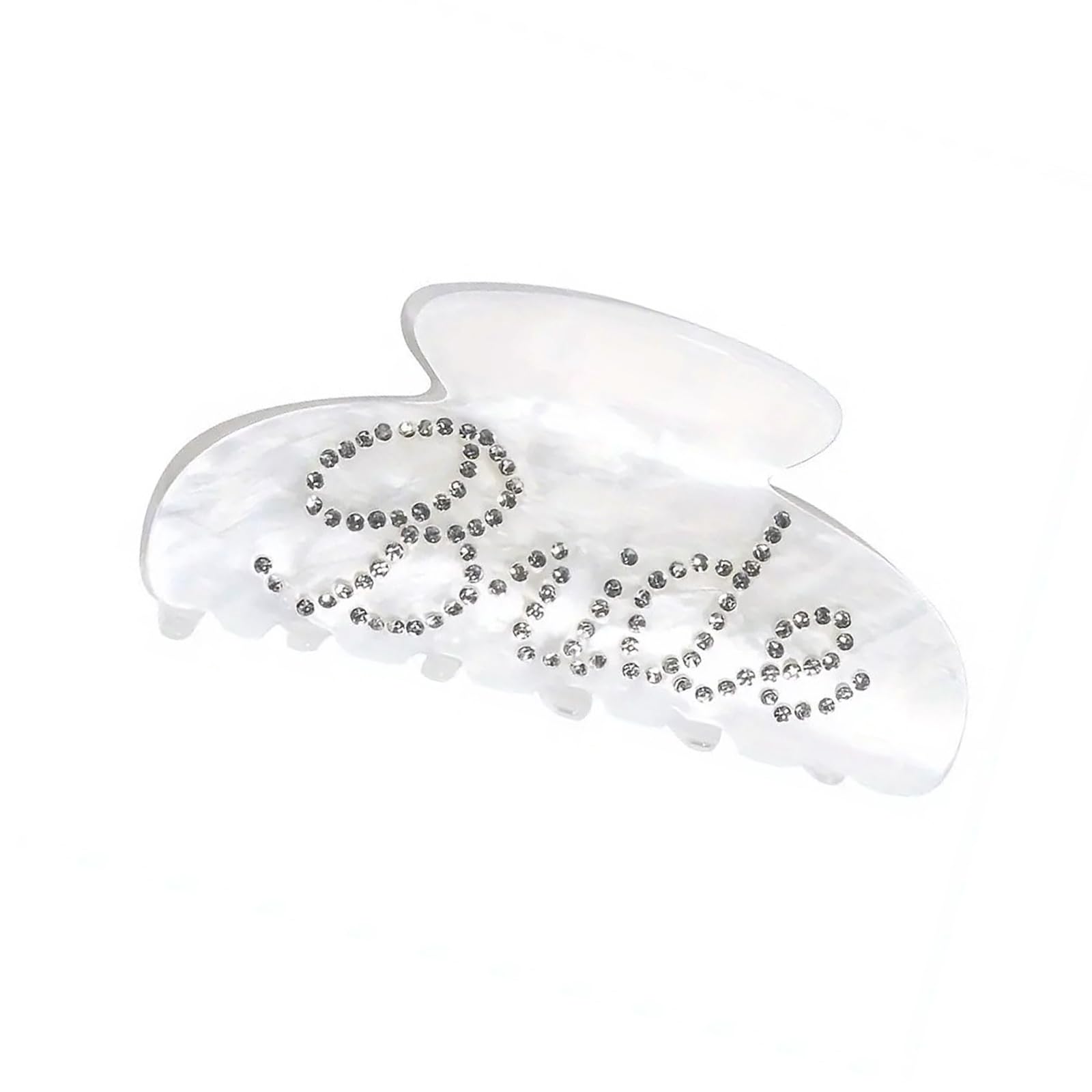 YUXITA Sparkling Rhinestones Bridal Hair Clip For Weddings Parties Acrylic Accessory