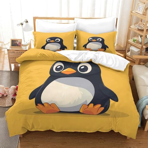 Housse de couette effet douce microfibre de qualité supérieure parure super king 3D
