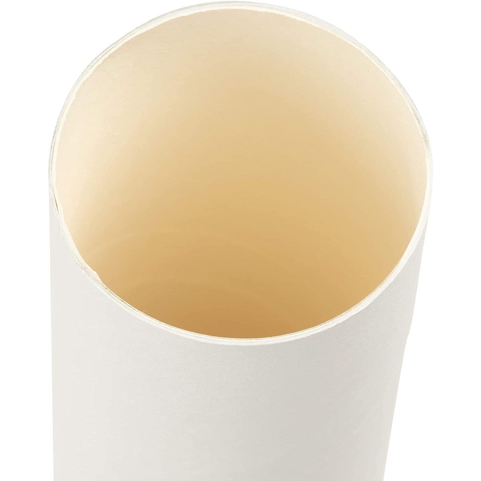 Genie Crafts Empty Craft Cardboard Tubes for DIY Projects, White Cylinder Paper Rolls in 3 Sizes (24 Pieces)