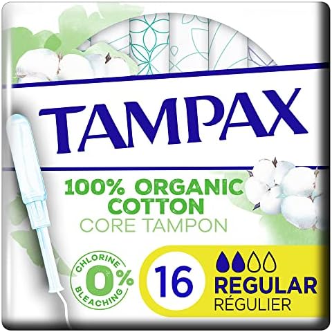 Tampax Cotton Protection Regular Tampons - 16 Count Cover