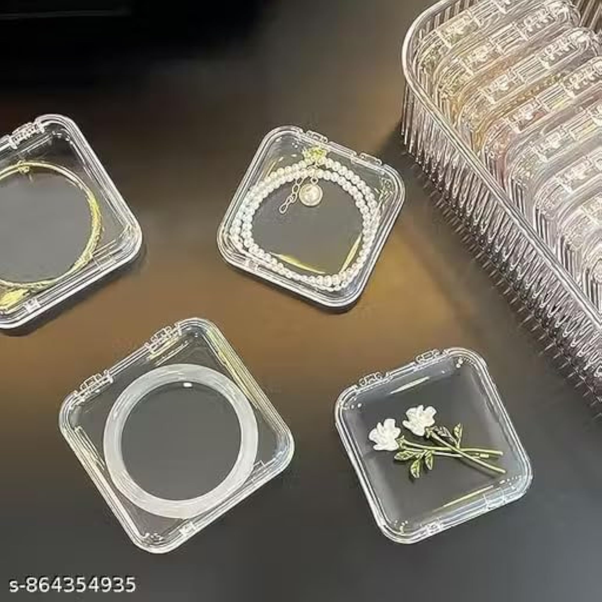 Multicolorpurpose Acrylic Jewelry Organizer Box Set