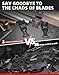 EZARC Carbide Oscillating Saw Blades, General Purpose Multitool Blades Quick Release for Metal, Nails, Wood, Plaster, Drywall and PVC, 3-Pack