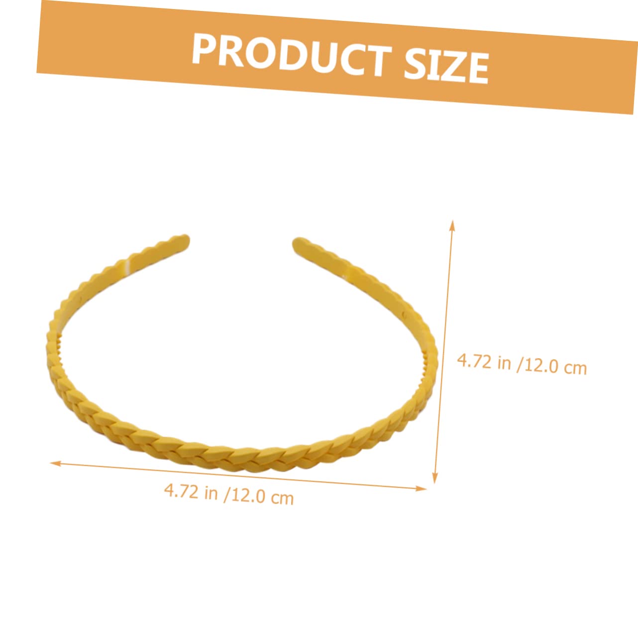 FRCOLOR 4 Juegos De Diademas Trenzadas Para Niñas Accesorios Para El Cabello Para Mujeres - Diadema Trenzada Para Peluca (10 Unidades)