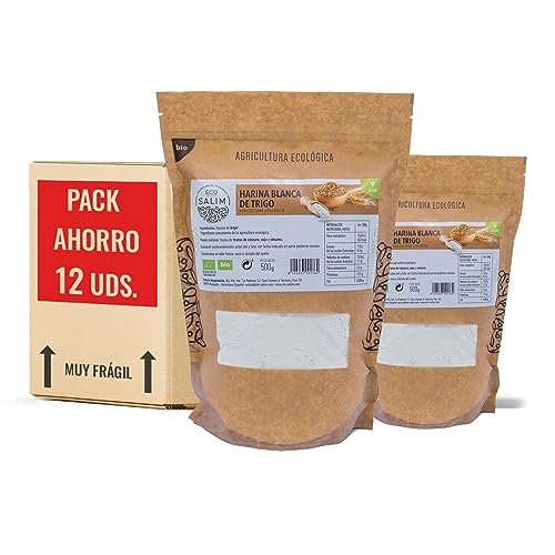 ECO SALIM - HARINA BLANCA DE TRIGO BIO PACK 12 UDS.