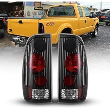 WOLFSTORM Tail Light Assembly Compatible for 1997-2002 Ford F-150 and 1997-2007 Ford F-250, 1999-2007 Ford F-350 Tail Lights Replacement,Clear Lens