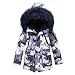 Produktbild LMOS Junge Daunenjacke Wintermantel Winter Warme Mäntel Jacken Kapuze Mittellange Jacke Mantel, Geeignet für Alter 4-12 Jahre,Gray,160