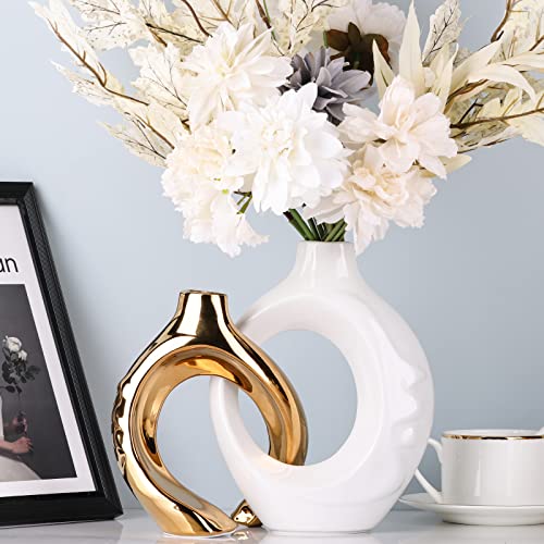 Vases en forme de cœur D pot de fleur design salon moderne - 5