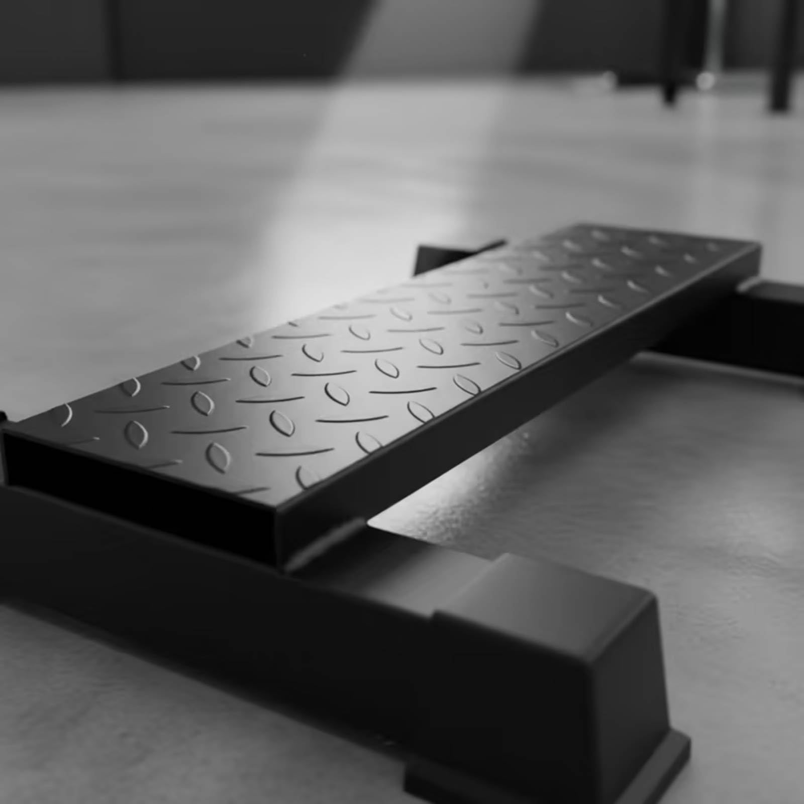 Amagogo Tabla Inclinada para Elevación Talones con Acero al Carbono y Textura Diamantada para Estiramiento Profundo Pantorrillas en Sesiones