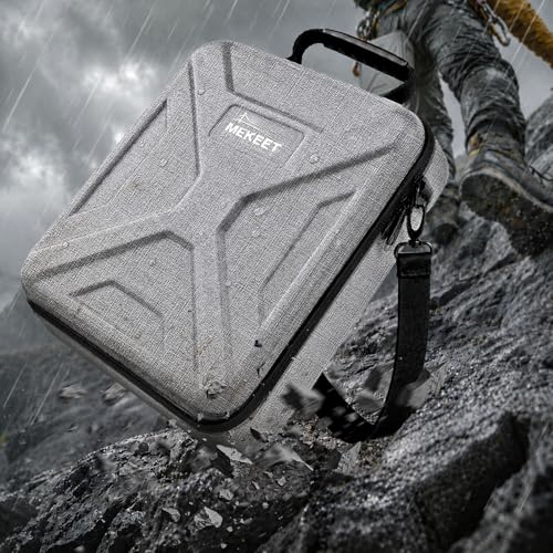 Image of Starlink Mini Case - Ultra-Light Portable Storage for Starlink Mini Dish & Accessories, Shockproof & Splash-Resistant, Dual Carry Options, Ideal for Travel, Camping, RV Adventure (Grey)