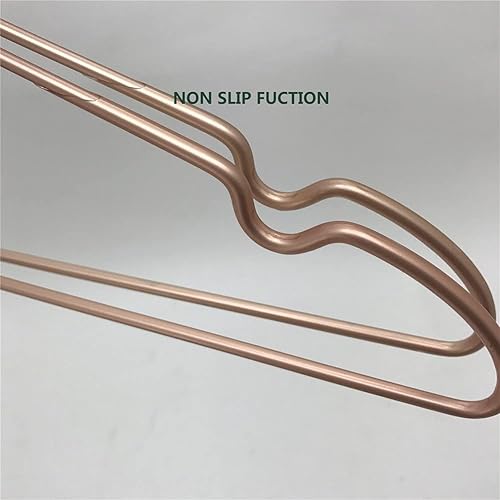 Miniatura 8 de Perchas antideslizantes para ropa recién nacidas de 12.5 pulgadas, alambre de cobre de oro rosa, para niños, percha de metal, paquete de 10