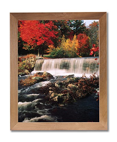 Waterfall Fall Trees Nature Outdoor Home Decor Wall Picture Honey