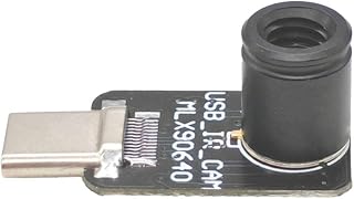 USB-C Mobile Wärmebildkamera mit MLX90640BAA 32 × 24 IR-Sensor-Modul, 55°/110° FOV-Optionen, -40 °C bis 300 °C Bereich, für industrielle Temperaturüberwachung (USB-MLX90640BAB)