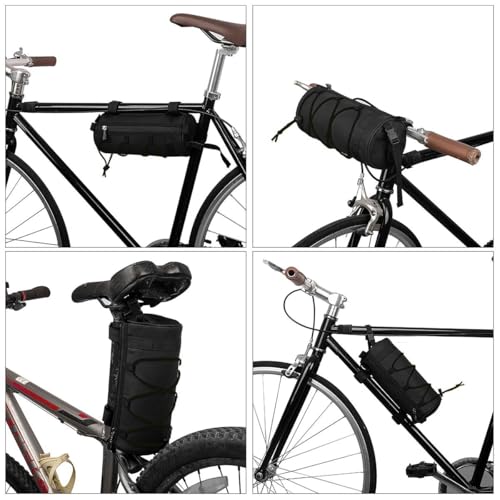 image for SCORYULE 2.5L Bike Handlebar Bag, Waterproof Bicycle Accessories, Bike