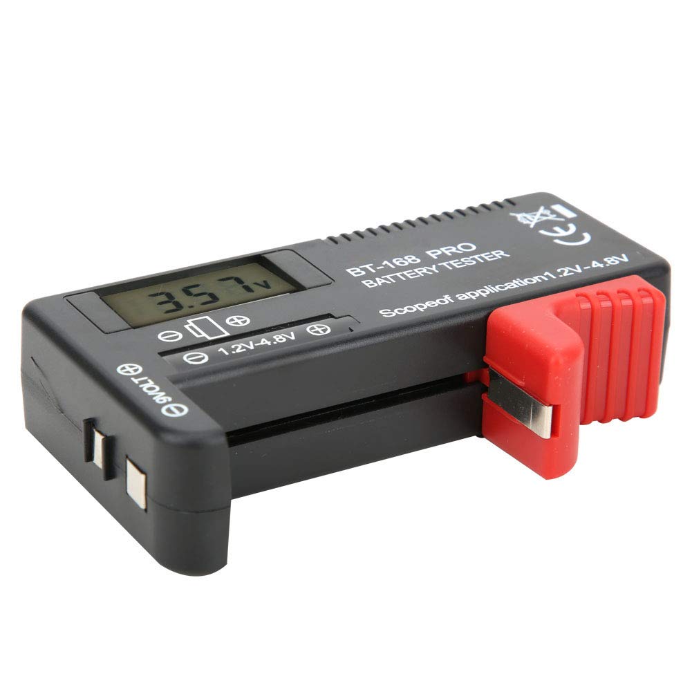 Testeur De Piles Numérique Domestique - Pour Piles AA, AAA, C, D, 9V, Bouton - Écran LCD - Pas De Pile Nécessaire