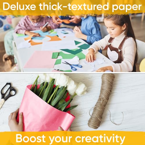 Image of USA Made 18 inch x 1200 inch Pink Kraft Paper Roll, 45 lbs Thickness, American Quality Colored Kraft Paper for School, Poster Arts, Bulletin Board - Odorless, Non-Toxic, Safe for Kids | American Quality Colored Kraft Paper for School, Poster Arts, Bulletin Board - Odorless, Non-Toxic, Safe for Kids