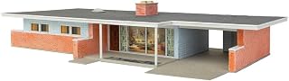 Walthers Cornerstone HO Scale Building/Structure Kit Mid Century Modern Home
