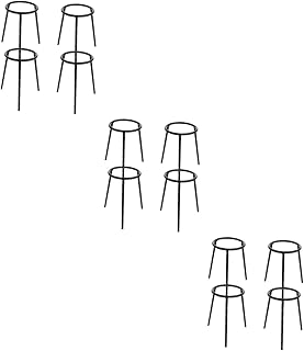 Housoutil 12 Peças Tripé De Lâmpada De Suporte De Lâmpada Equipamento De Experimento De Química Suporte De Tripé De Ferro Suporte De Lâmpada Suporte De Lâmpada Suprimentos De