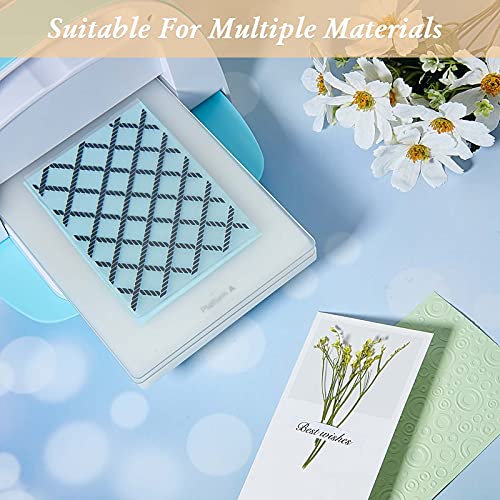 8 Pieces Embossing Folders Embossing Machine Template Paper Card Embossing Stencil For Card Making Diy Flower Scrapbook Photo Album Craft Decoration, 5.9 X 4.1 Inch #TOP4