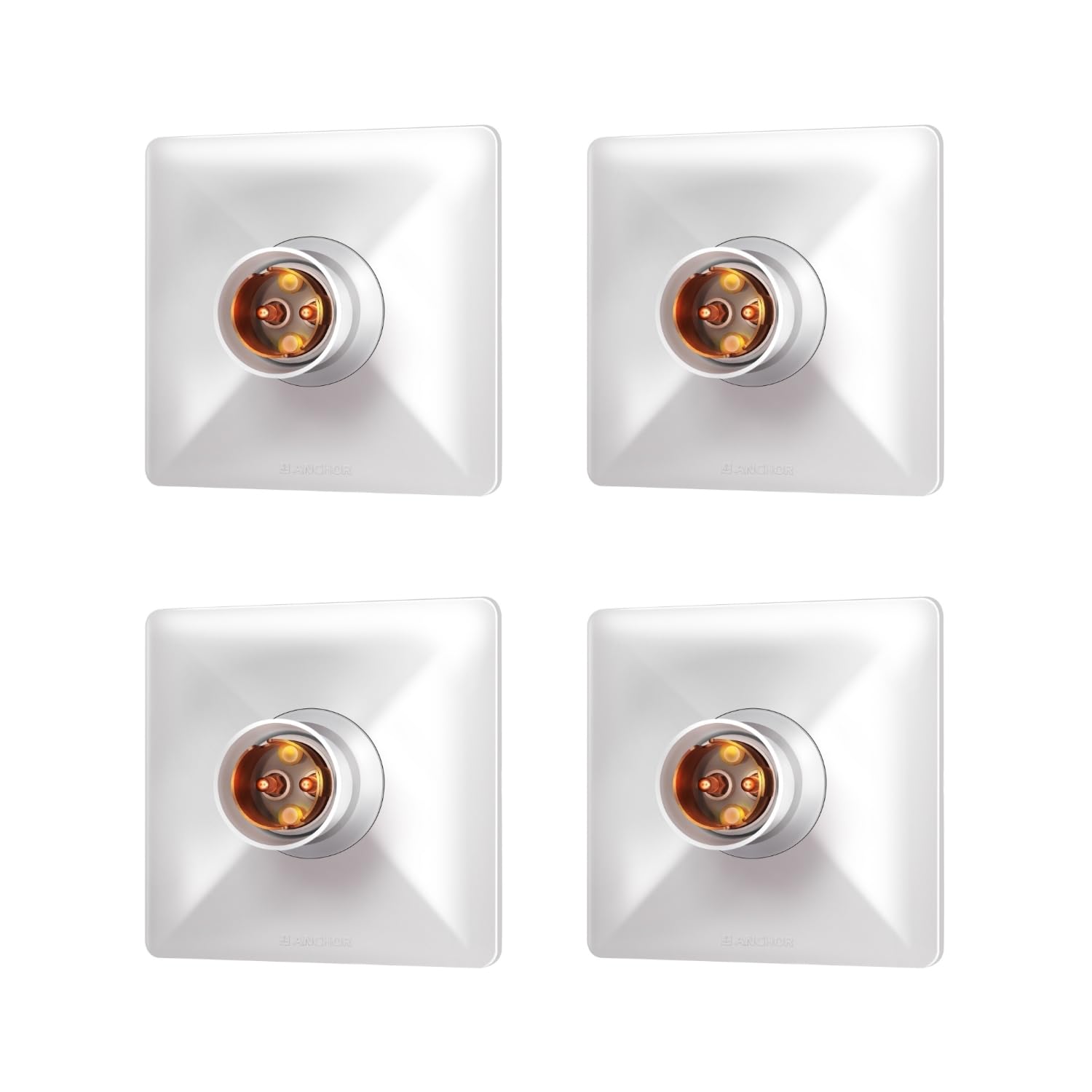 Anchor by Panasonic Modular Bulb Holder Batten Type, ISI Certified, Ideal for Wall Mount – White (Pack of 4)-picture-27