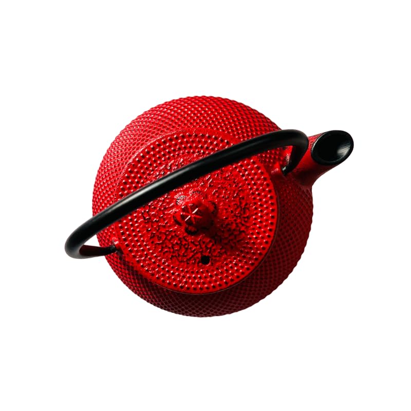 ArtTeas Cast Iron Teapot - Lady Red | 1 Unit | cast Iron | Red