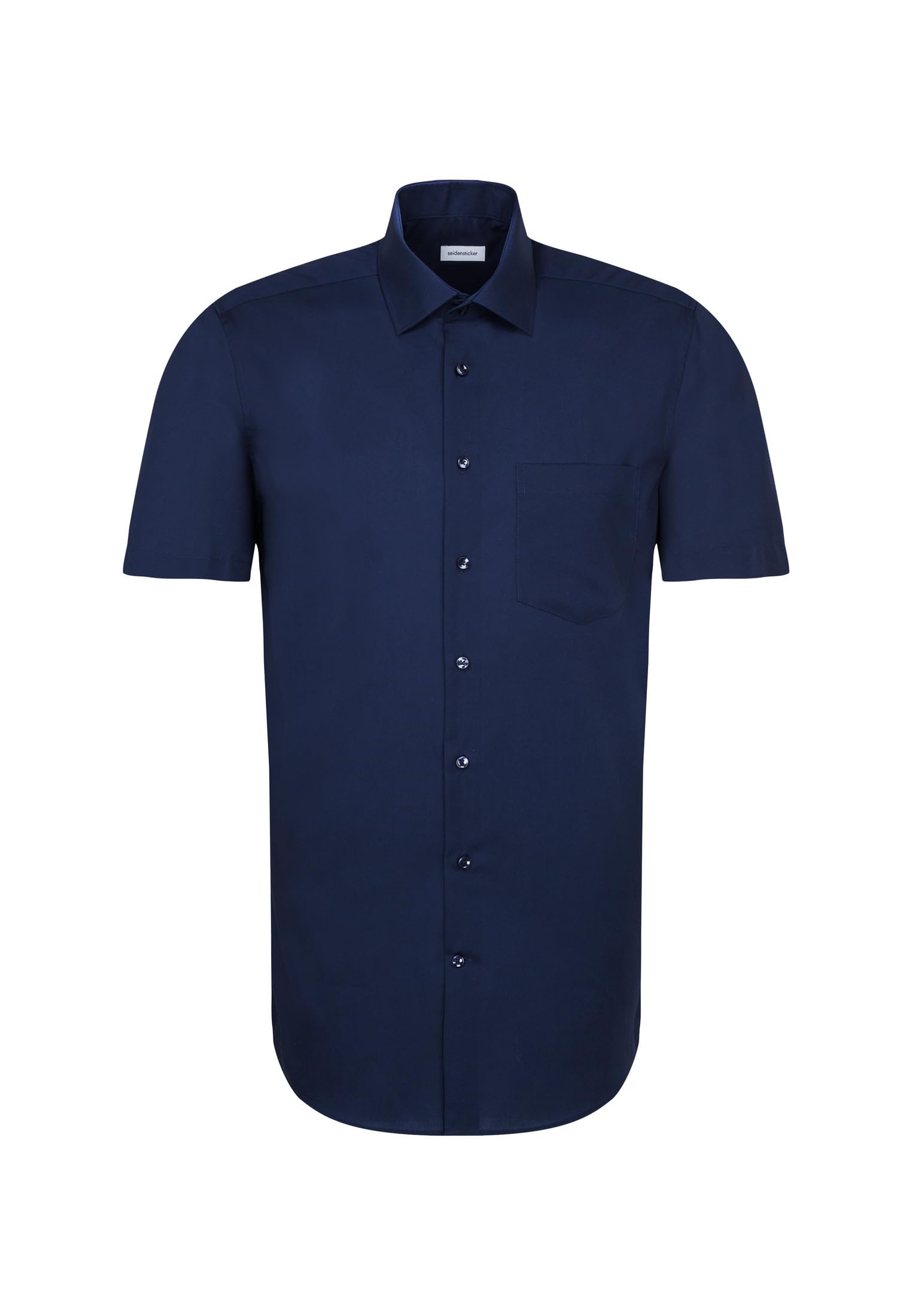 Seidensticker Herren Business-Hemd - Regular Fit - Bügelfrei - Button-Down-Kragen - Kurzarm - 100% Baumwolle