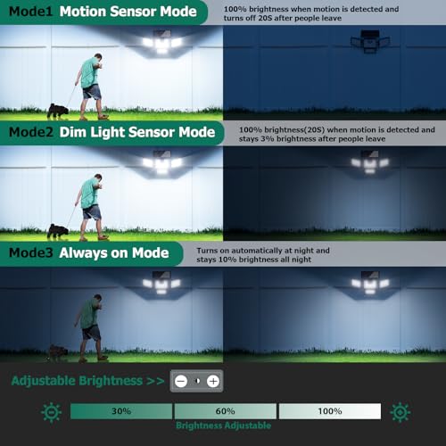 2-Pack 6000LM Solar Motion-Sensor Lights - $17.49 w/ Code + 51% Off Code ZFODBXM6 - image 8