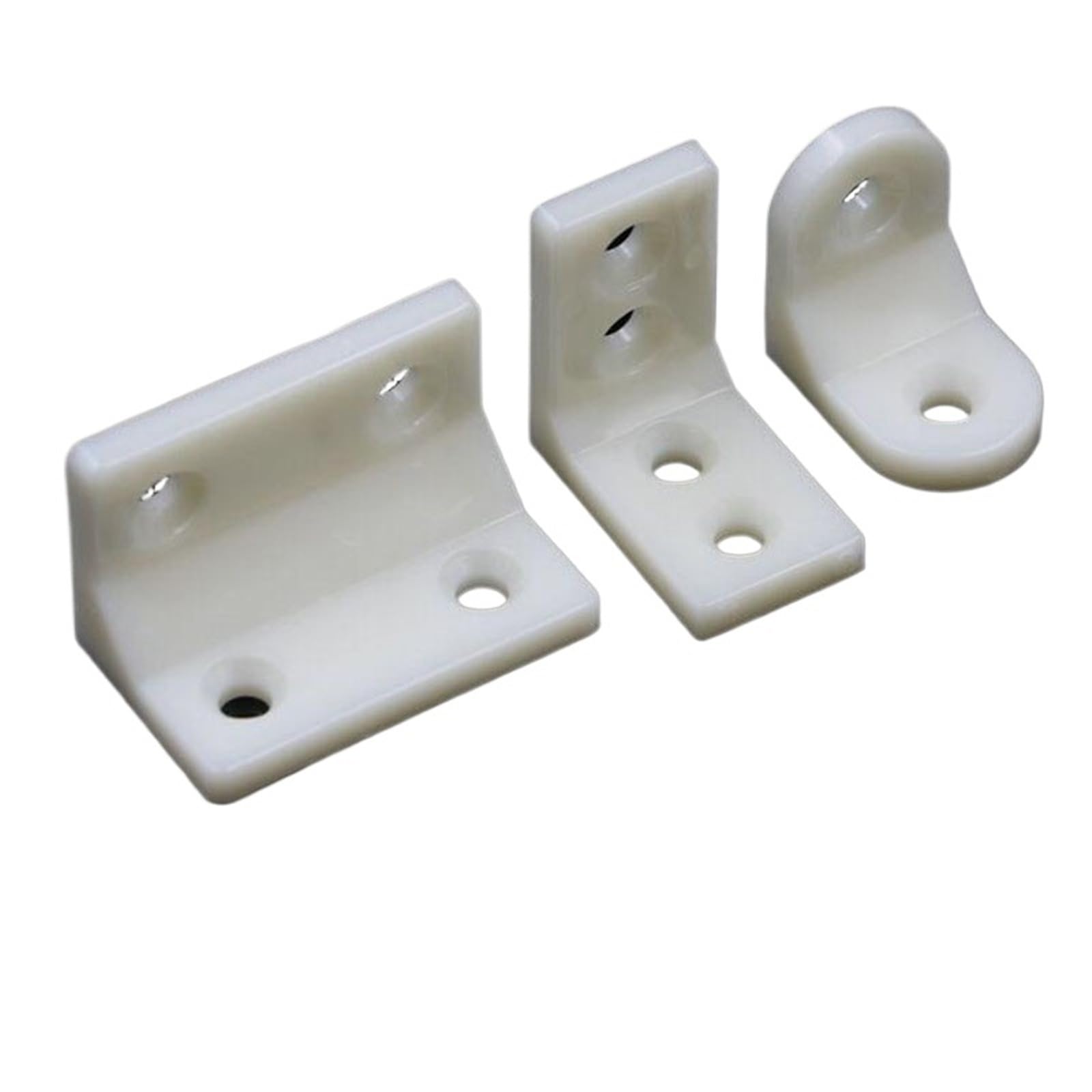 Équerre de fixation d'angle plastique meuble armoire étagère plaque nylon 90 degrés 50x