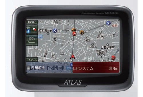 Amazon.co.jp: [ユピテル] バイク用ナビゲーション ATLAS MCN43si 