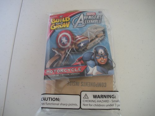 Build and Grow Lowe's Marvel Avengers Assemble Motorcycle Featuring Captain America Wood Kit