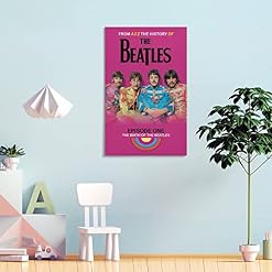 Poster décoratif sur toile Beatles Musique – Impression sur toile – Décoration murale moderne pour chambre à coucher… - Les Beatles, Paul McCartney, John Lennon, RIngo Starr, George Harrison Poster décoratif sur toile Beatles Musique - Impression sur toile - Décoration murale moderne pour chambre à coucher… – Image 4