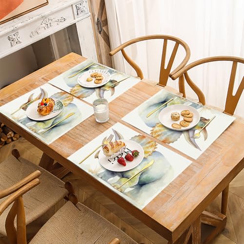 Set de table lavable en machine pour stopper les taches sur la nappe - 4