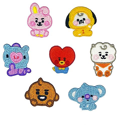 Amazon.co.jp: ワッペン 7枚セット 刺繍ワッペン パッチ、T