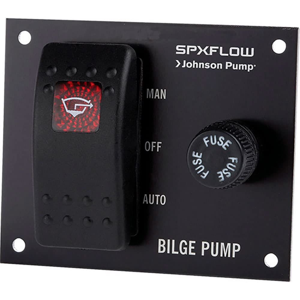 Johnson Pump82044 Bilge Pump 3-Way 12V Panel Switch