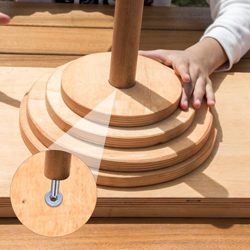 Einschraubmutter Holz, 155 Stück Gewindeeinsatz Muttern, M4 M5 M6 M8 Hex Innensechskantmuttern, Einschraubmuffen, Eindrehmuffe Sortiment Set für Holz Möbel,Weißes Zink