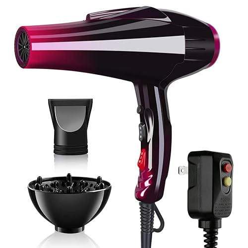 Professional Hair Dryer Powerful 3500 Watt Blow Dryer Salon Ceramic Tourmaline Ionic High Power Blow Dryer,Quick Dry Hair Dryers with AC Motor