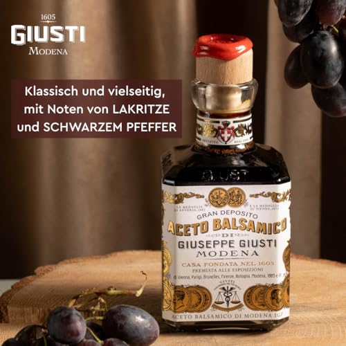Giusti – Balsamico Essig aus Modena 2 Gold Medaillen – 250 ml - 2