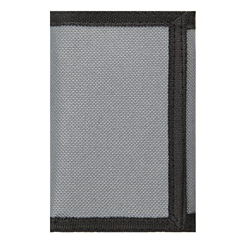 Image of Kids Wallet for Boys Girls Teens Trifold, Canvas Toddler Wallet for Boys, Cute Zipper Wallets Youth with Coin Pocket Card Holders, Novelty Wallets for Childrens Birthday Gifts, Grey, 0.4 x 3.15