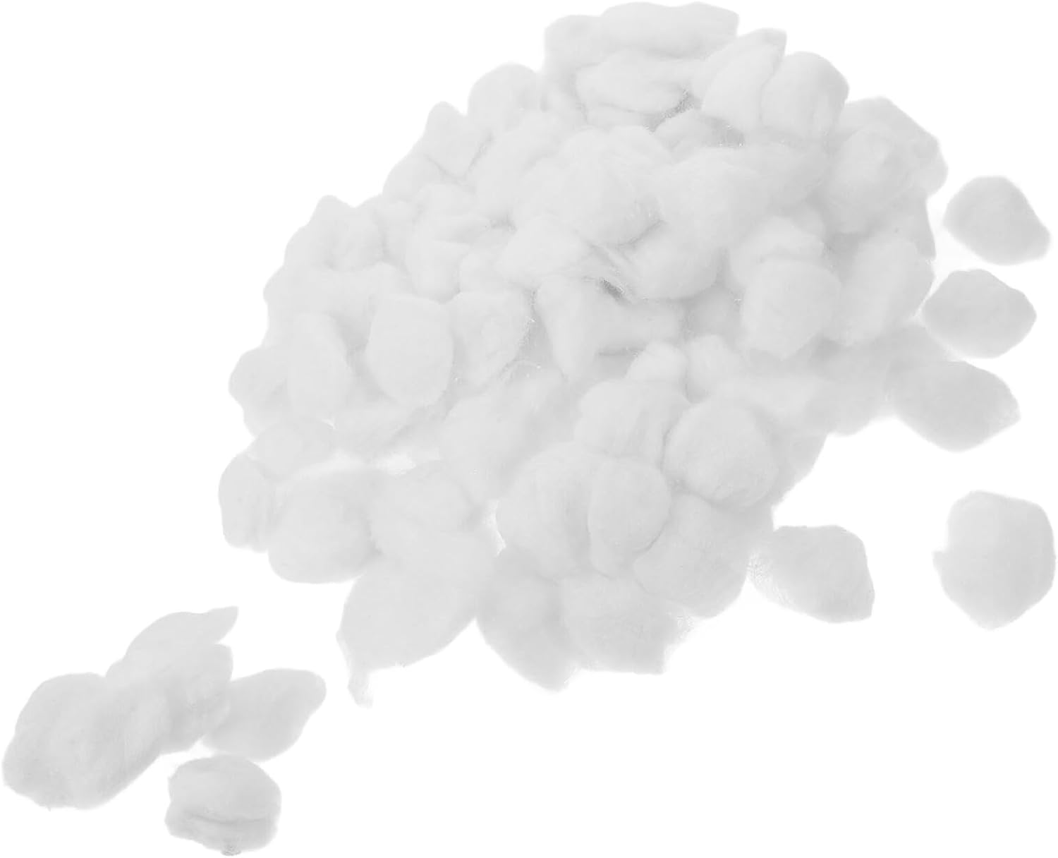 INOOMP Disposable Cotton Balls for Makeup and Nail Polish Remover, 500g White Mini Cotton Balls for Daily Cleaning and Personal Care