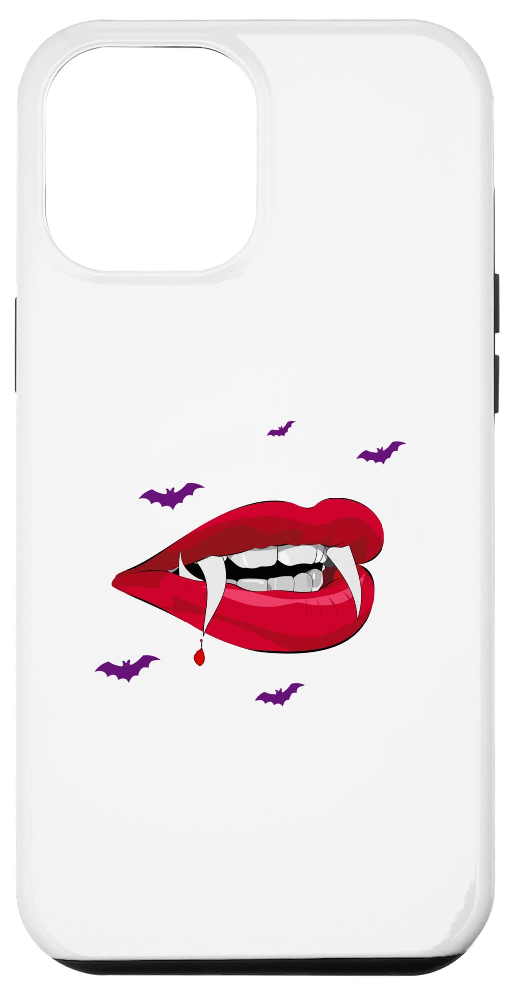 iPhone 12 Pro Max Funny Halloween tee fangs For Women Men human vampi Ghosts Case