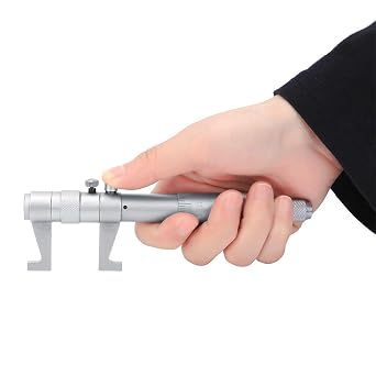 Inside Micrometer, 25 to 50mm/50 to 75mm Inner Diameter Measuring Tool with Alloy Head for Measuring Various Internal(50 to 75MM)