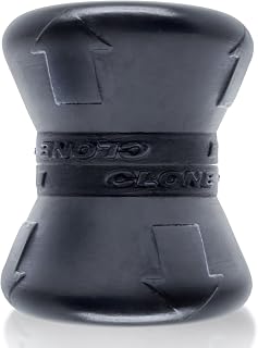 Oxballs Clone Duo - Estiradores de bolas (silicona, 2 unidades), color negro
