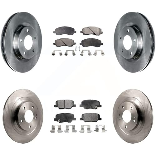 Transit Auto - Front Rear Disc Brake Rotors And Ceramic Pads Kit For Mitsubishi Outlander Sport RVR K8T-101043