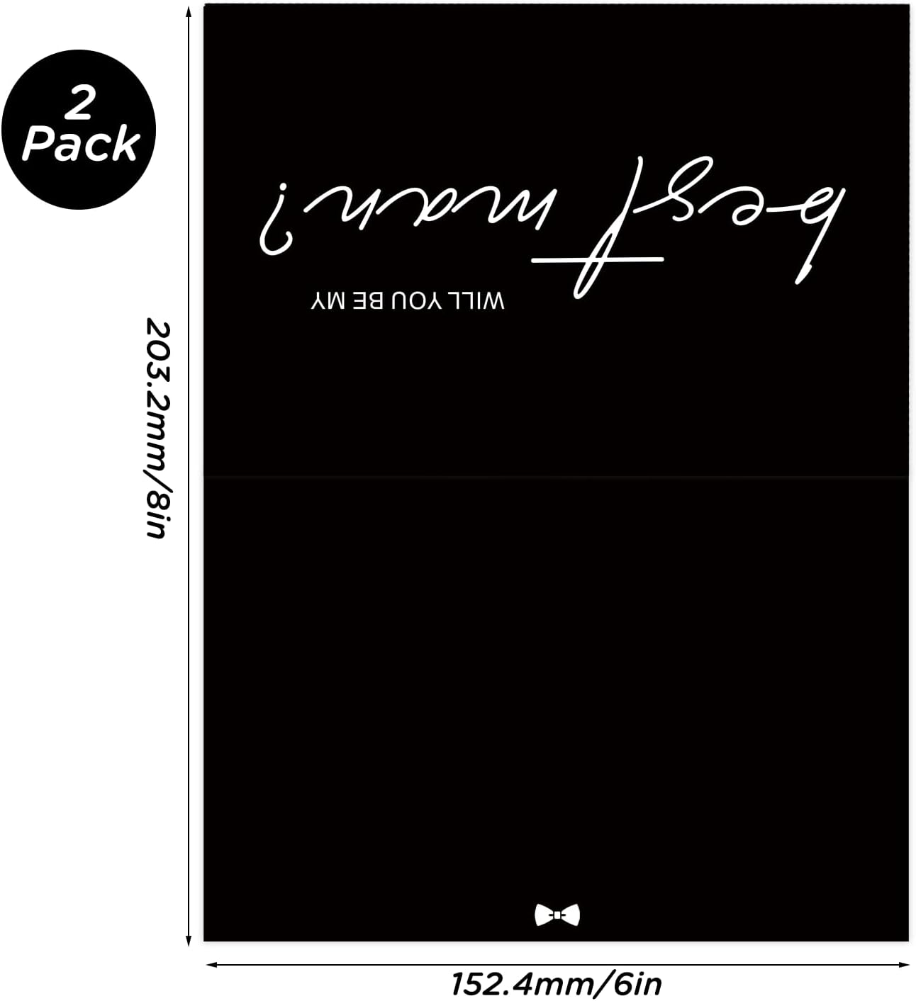 12 Pack Groomsmen Proposal Cards , Joyfulmap Wedding Party Proposal Card with White Envelope, 10 Will You Be My Groomsman Cards and 2 Will You Be My Best Man Cards, Groomsmen Proposal Gift for Wedding Supplies - Image 5