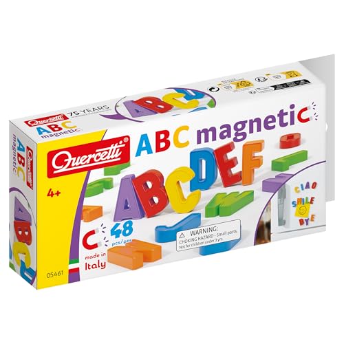 Quercetti - 5461 - Magnetic Letras Mayúsculas Quercetti 4 años 48...